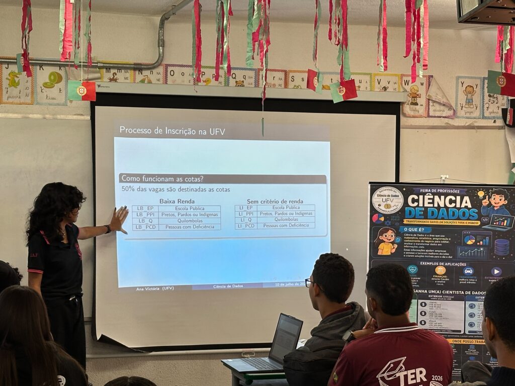 Registro final da apresentação realizada na escola